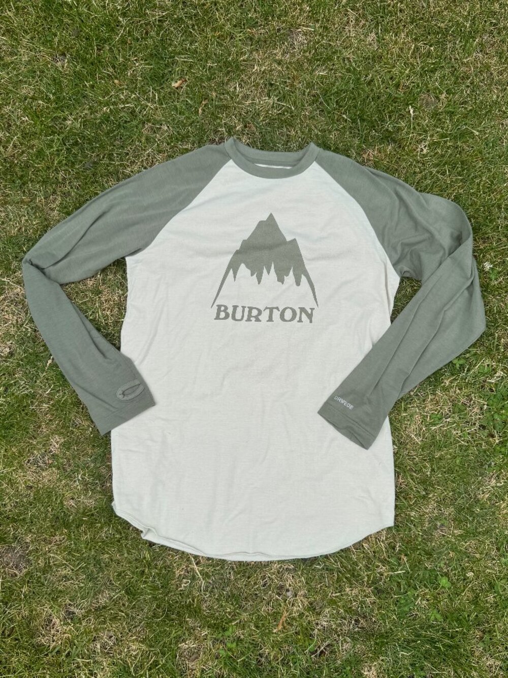 Burton - Dryride Long Sleeve (Men's) - White/Sage Green